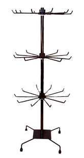 Wholesale 3 Level Spinning Jewelry Display Stand | Black Color MOQ 1